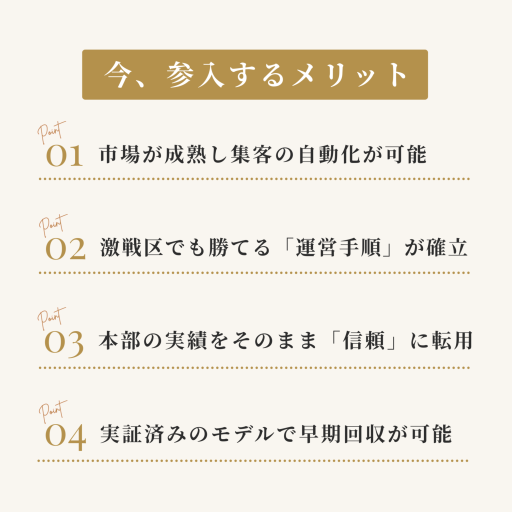 参入するメリット